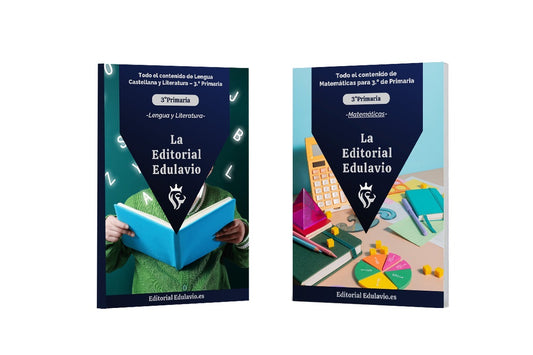 Paket 3.º Primaria: Todo el contenido de Lengua y Matemáticas