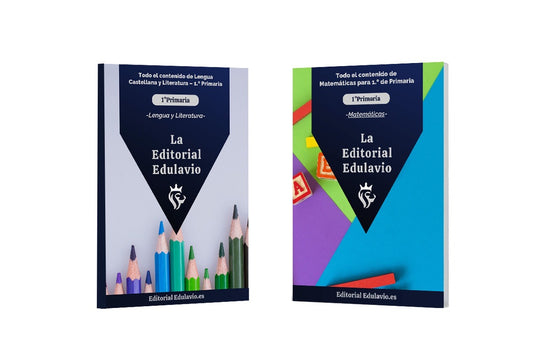 Paket 1.º Primaria: Todo el contenido de Lengua y Matemáticas