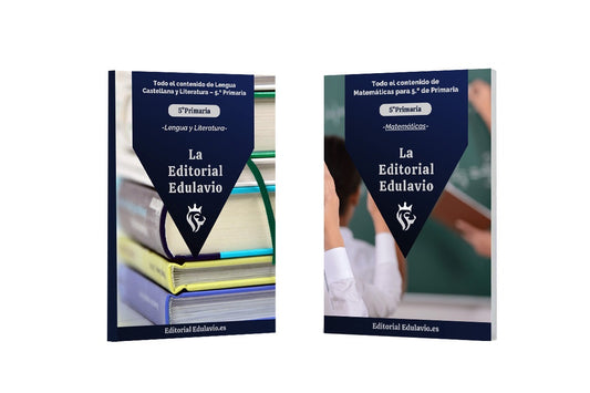 Paket 5.º Primaria: Todo el contenido de Lengua y Matemáticas