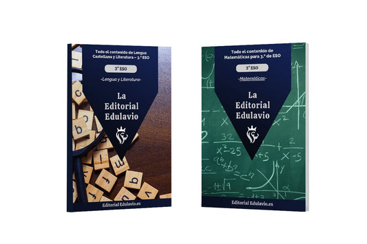 Paket ESO 3: Todo el contenido de Lengua y Matemáticas