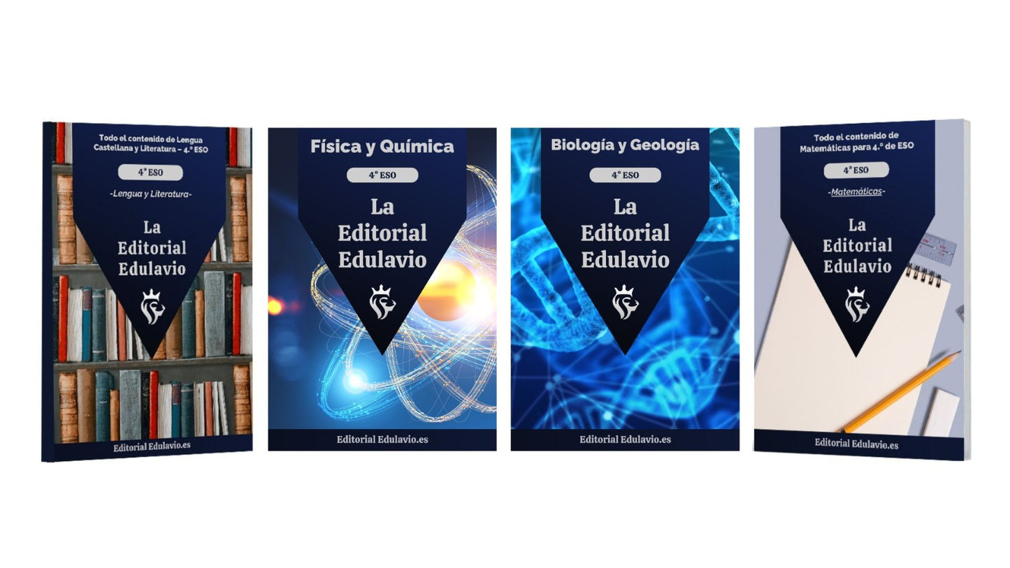 📚 Pachet ESO 4 – Lengua Castellana, Física y Química, Biología y Geología, Matemáticas