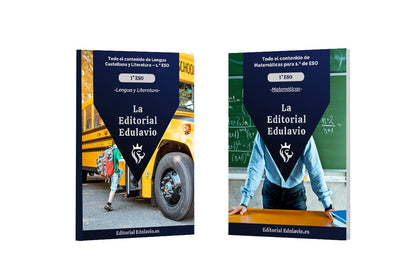 Paket ESO 1: Todo el contenido de Lengua y Matemáticas