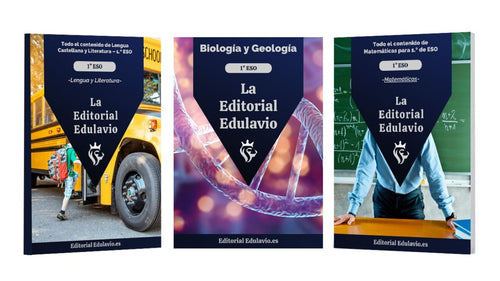 📚 Pachet ESO 1 – Lengua Castellana, Biología y Geología, Matemática