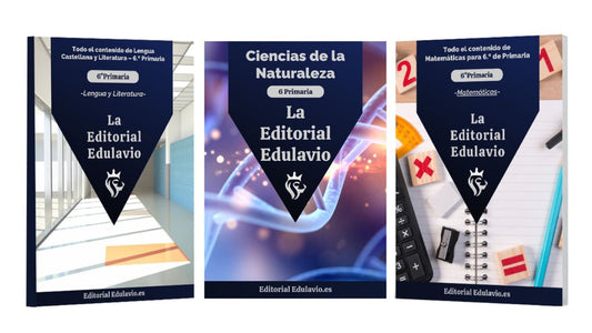 📚 Pachet 6.º Primaria – Lengua Castellana, Ciencias de la Naturaleza y Matemáticas